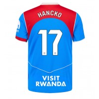 Maglia Calcio Atletico Madrid David Hancko #17 Terza Divisa 2025-26 Manica Corta
